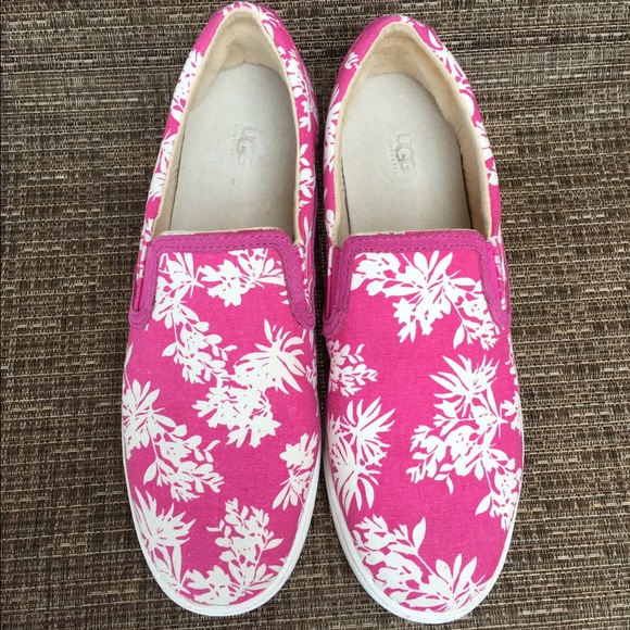 UGG Limited Edition Floral Slip on Sneakers - Picture 2 of 5